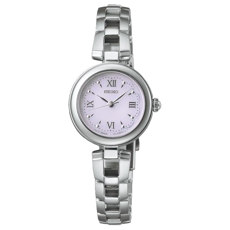 SEIKO 100 meters waterproof solar Quartz Steel Strap 23mm women s watch purple dial SWFA209
SEIKO 100 meters waterproof solar Quartz Steel Strap 23mm women s watch purple dial SWFA209