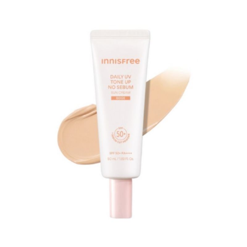 Innisfree Щоденний сонцезахисний крем з ефектом тонування SPF50+ PA++++ 50 мл (Рожевий / Лавандовий / Бежевий Варіанти) Beige
Innisfree Щоденний сонцезахисний крем з ефектом тонування SPF50+ PA++++ 50 мл (Рожевий / Лавандовий / Бежевий Варіанти) Beige
