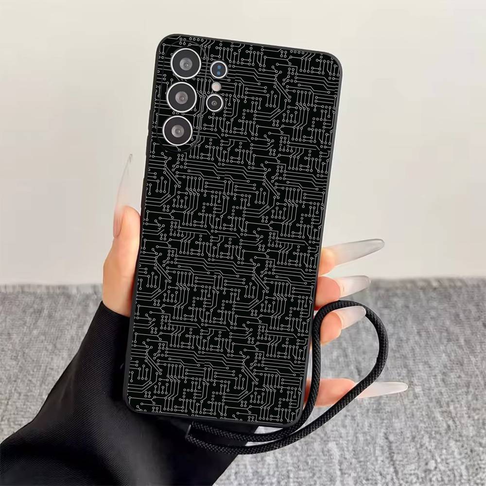 C-Circuit Board Texture Phone Case For Samsung S25,S24,S21,S22,S23,S30,Ultra,S20,Plus,Fe,Soft Silicone Black Cover Samsung S24Plus
C-Circuit Board Texture Phone Case For Samsung S25,S24,S21,S22,S23,S30,Ultra,S20,Plus,Fe,Soft Silicone Black Cover Samsung S24Plus