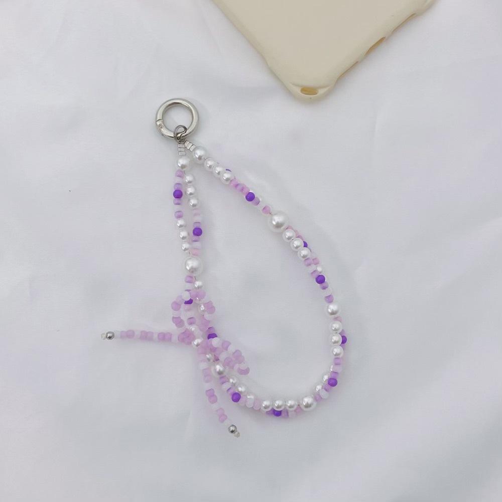 Japan and South Korea, the same Xiaohongshu INS style pearl rice bead bow fashion anti-lost hand carry pendant short mobile phone chain фіолетовий
Japan and South Korea, the same Xiaohongshu INS style pearl rice bead bow fashion anti-lost hand carry pendant short mobile phone chain фіолетовий