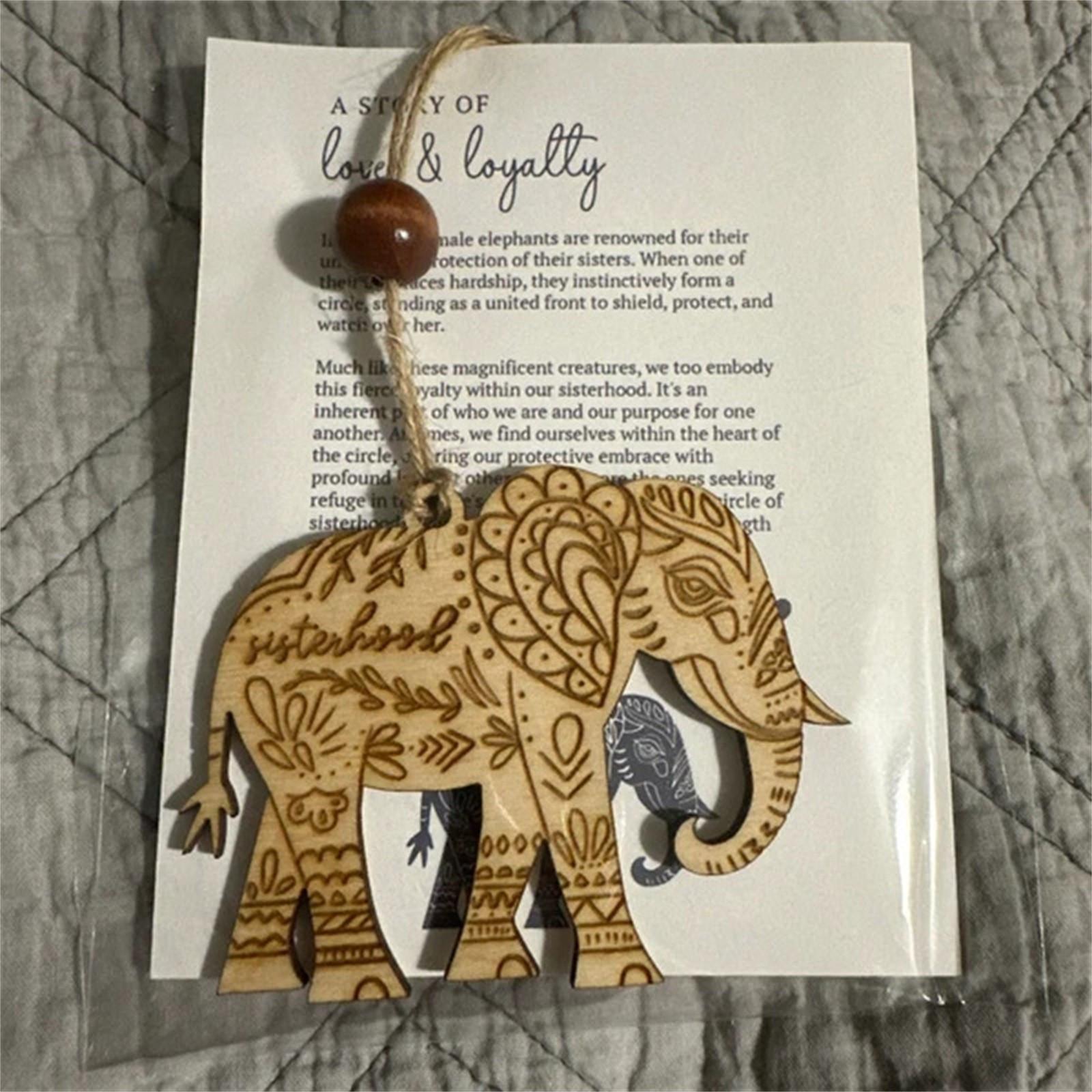 Elephant Sisters Friendship Decoration Gifts Wooden Crafts Car Pendants Elephant Pendant Home Decorations One Size
Elephant Sisters Friendship Decoration Gifts Wooden Crafts Car Pendants Elephant Pendant Home Decorations One Size