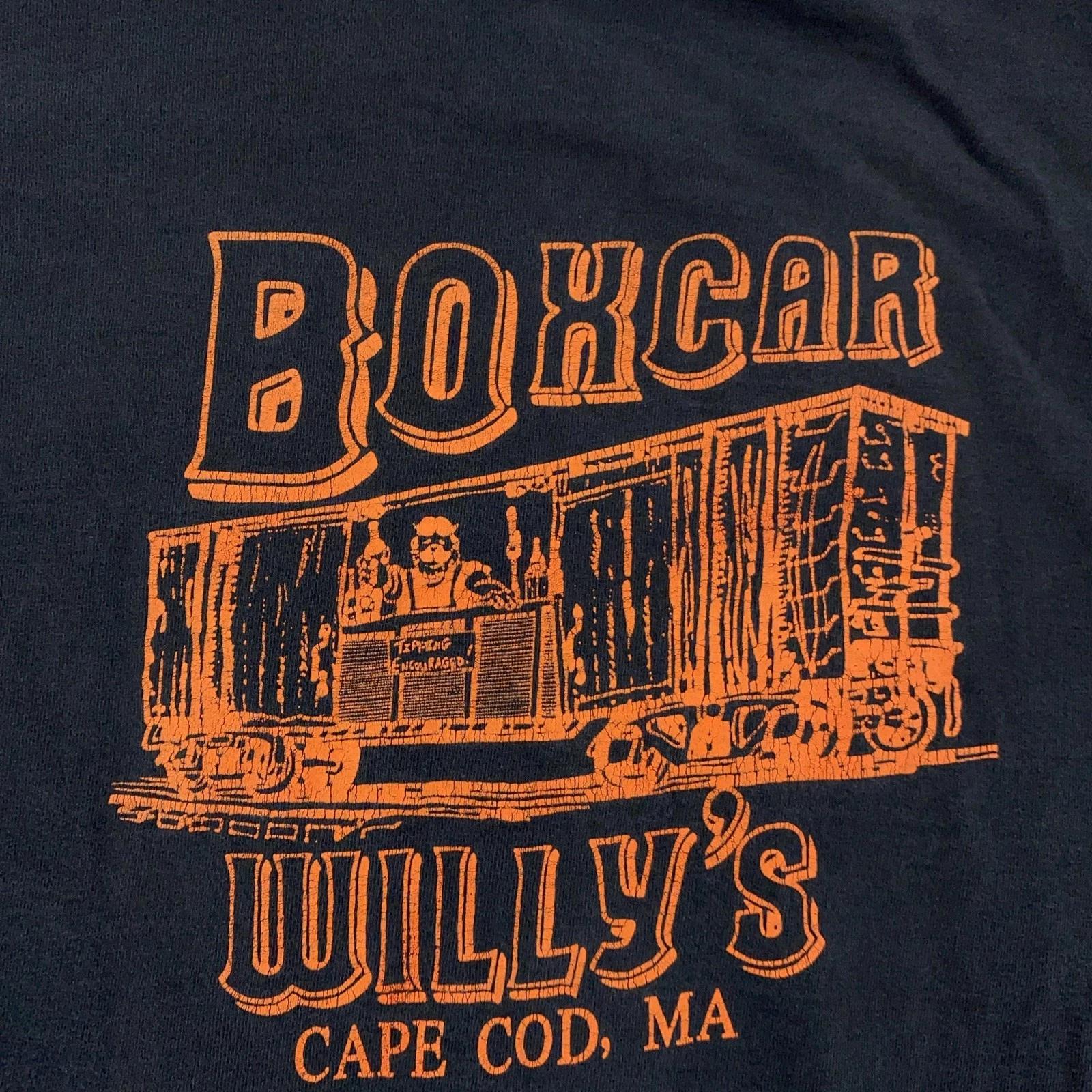Потертая винтажная футболка Boxcar Willy s Размер L Мыс Кейп Код Пивная Таверна 90-е 3XL
Потертая винтажная футболка Boxcar Willy s Размер L Мыс Кейп Код Пивная Таверна 90-е 3XL