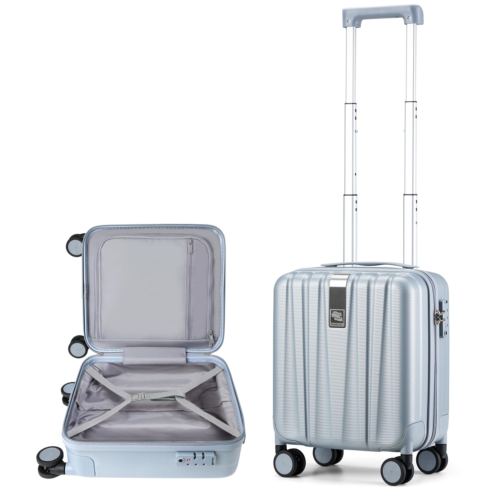 Carry Case Suitcase SS Size Ultra Lightweight 1 Night 2 Days Impact Resistant PC Material Quiet Rotating Wheels Short Travel Suitcase with TSA Lock сірий колір
Carry Case Suitcase SS Size Ultra Lightweight 1 Night 2 Days Impact Resistant PC Material Quiet Rotating Wheels Short Travel Suitcase with TSA Lock сірий колір
