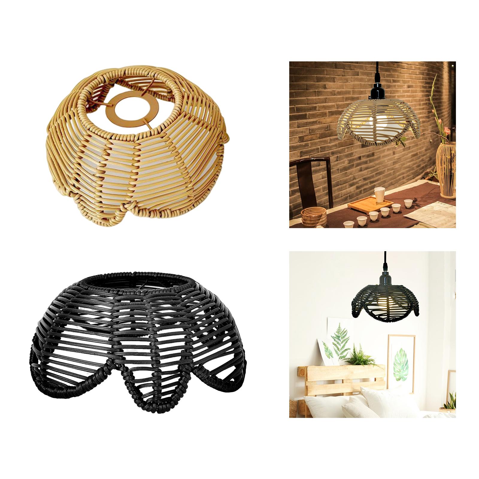 Bohemian Rattan Lampshade, Decorative Chandelier Cover, Woven, коричневий
Bohemian Rattan Lampshade, Decorative Chandelier Cover, Woven, коричневий