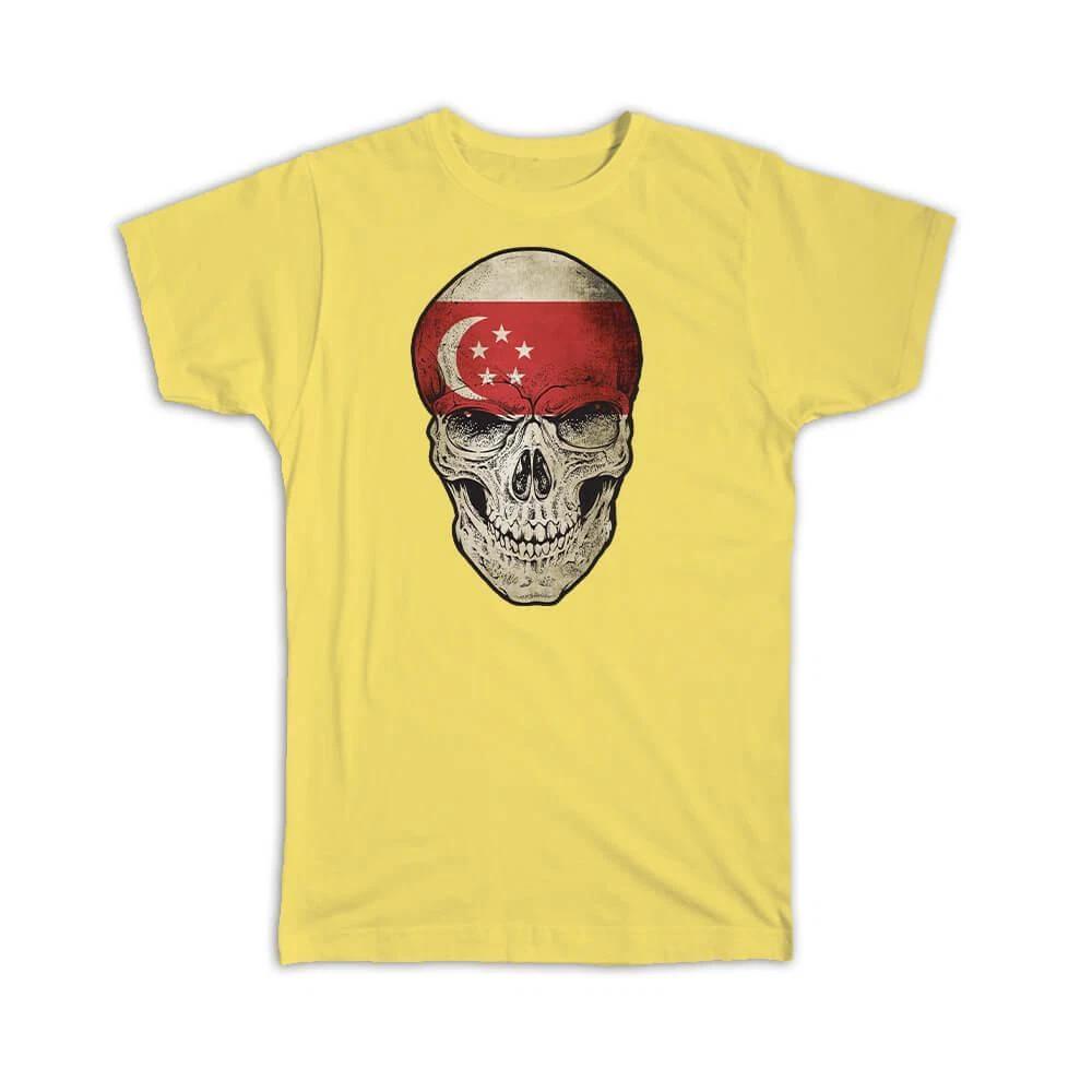 Gift T-Shirt : Singapore Flag Skull Singaporean National Colors XL
Gift T-Shirt : Singapore Flag Skull Singaporean National Colors XL