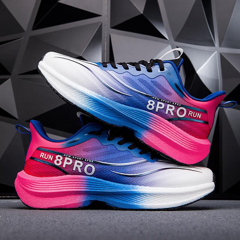 Guochao youth fly-woven mesh breathable racing running shoes men s and women s shock-absorbing popcorn soft-soled sports shoes mesh 34
Guochao youth fly-woven mesh breathable racing running shoes men s and women s shock-absorbing popcorn soft-soled sports shoes mesh 34