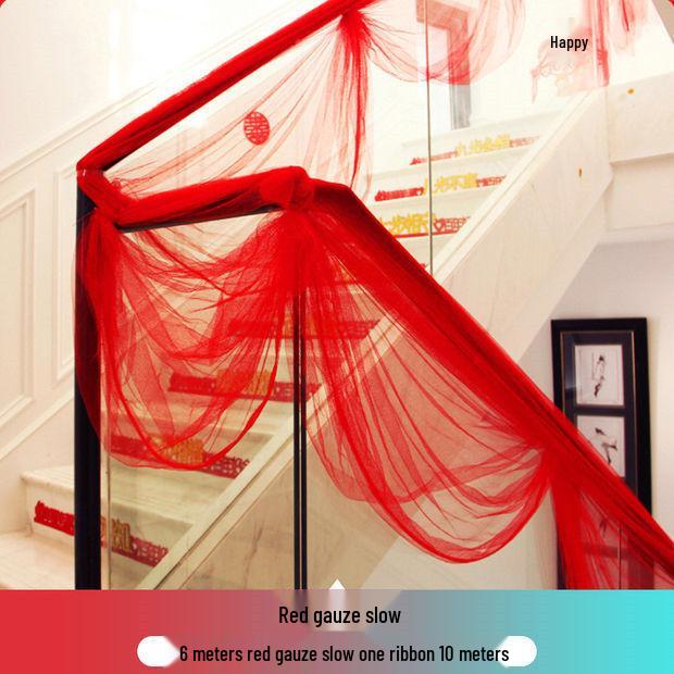 Wedding Double Happiness Stair Handrail Ornament - Elegant Decoration for Bedroom and Living Room Arrangement
Wedding Double Happiness Stair Handrail Ornament - Elegant Decoration for Bedroom and Living Room Arrangement