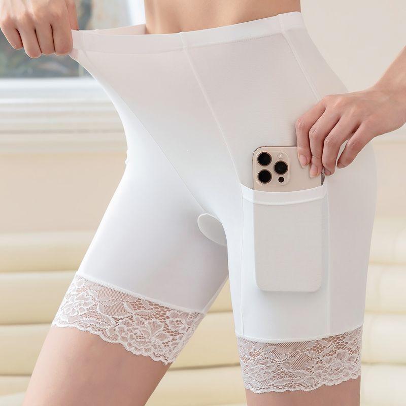 Ice Silk High Waist Women s Pocket Shorts - Anti-Exposure, No-Roll, Plus Size Summer Base Layer L (40-52 kg)
Ice Silk High Waist Women s Pocket Shorts - Anti-Exposure, No-Roll, Plus Size Summer Base Layer L (40-52 kg)