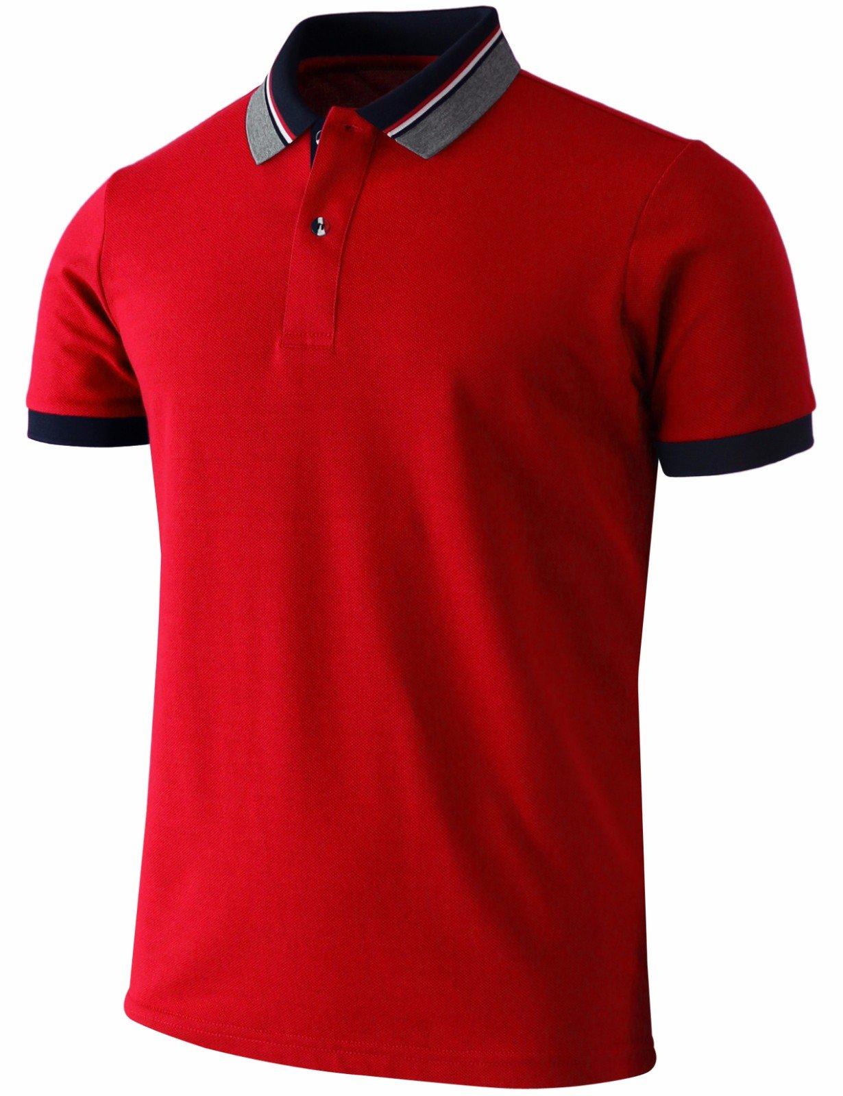 BISIL POL Men s Pique Short Sleeve Performance Polo Shirt, 5 Colors, Red-XXL
BISIL POL Men s Pique Short Sleeve Performance Polo Shirt, 5 Colors, Red-XXL