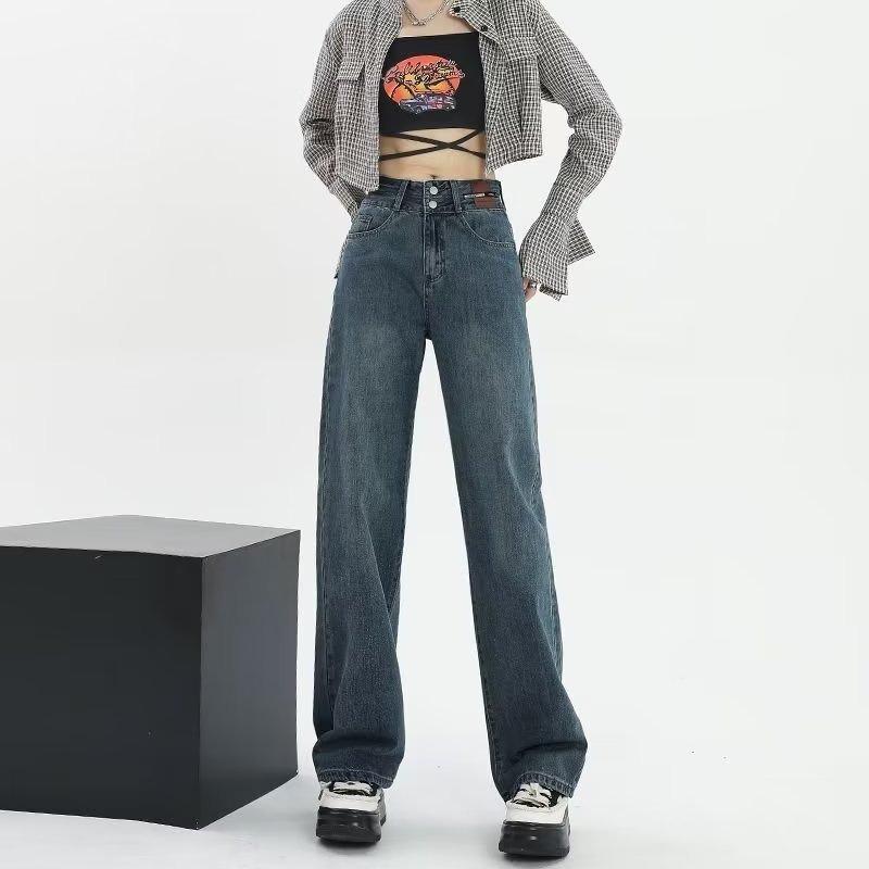 Женские джинсы нового стиля с высокой посадкой, прямые, облегающие: Доступны варианты свободного, узкого или широкого кроя. S синий
Женские джинсы нового стиля с высокой посадкой, прямые, облегающие: Доступны варианты свободного, узкого или широкого кроя. S синий