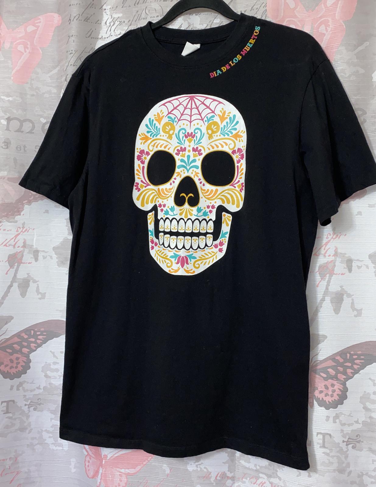 Sugar Skull Shirt Day Of The Dead~Dia De Los Muertos T Shirt Unisex Tee S/S 5XL різнокольоровий
Sugar Skull Shirt Day Of The Dead~Dia De Los Muertos T Shirt Unisex Tee S/S 5XL різнокольоровий