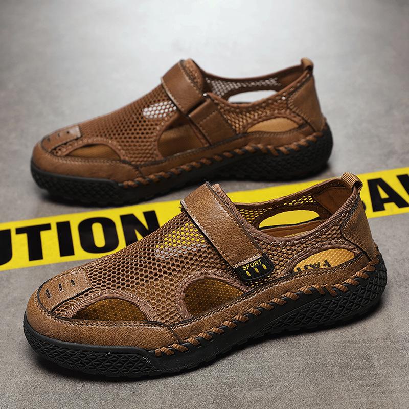 Men s bag head sandals foreign trade large size breathable sandals retro hand-sewn lazy shoes casual fashion Shoes 38 чёрный
Men s bag head sandals foreign trade large size breathable sandals retro hand-sewn lazy shoes casual fashion Shoes 38 чёрный