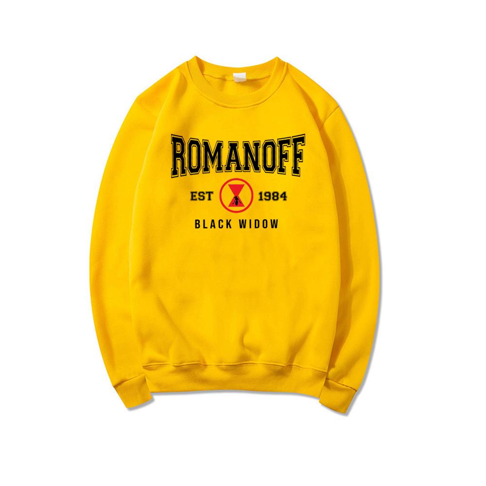 Romanoff 1984 Світшот Наташа Романофф Супергерої Толстовки Жіночі Світшоти з круглим вирізом Пуловери з довгими рукавами Вуличний одяг Топи XL жовтий
Romanoff 1984 Світшот Наташа Романофф Супергерої Толстовки Жіночі Світшоти з круглим вирізом Пуловери з довгими рукавами Вуличний одяг Топи XL жовтий