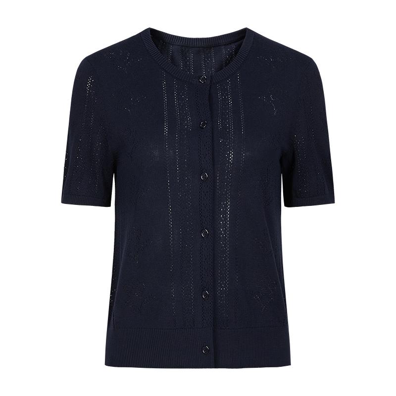 Annakou Women s Hollow-Out Knit Short-Sleeve Cardigan L
Annakou Women s Hollow-Out Knit Short-Sleeve Cardigan L