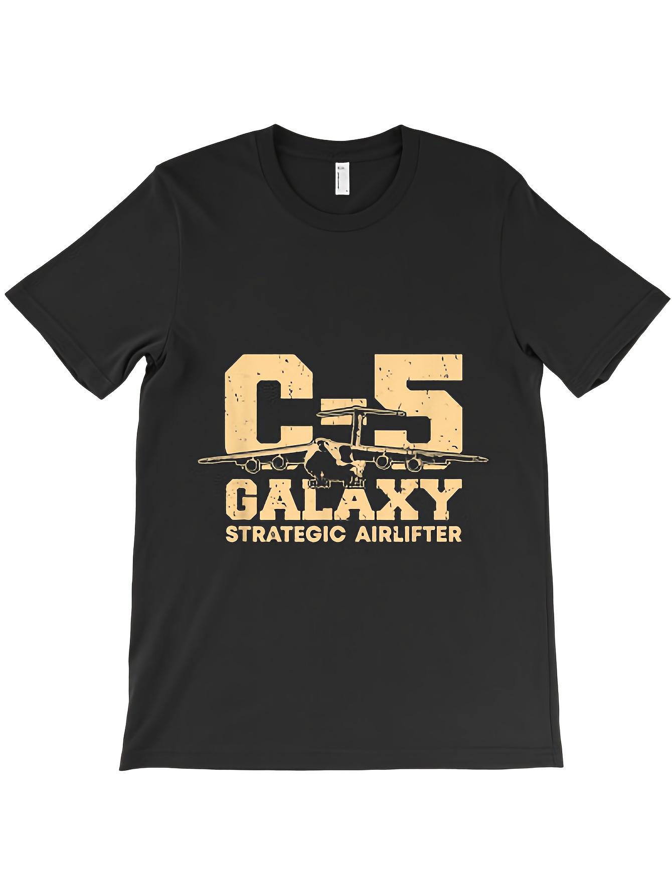 C5 Galaxy USAF Strategic Transport Aircraft Graphic TShirt 100 Cotton ONeck Short Sleeve Summer Casual Mens Tee Streetwear S
C5 Galaxy USAF Strategic Transport Aircraft Graphic TShirt 100 Cotton ONeck Short Sleeve Summer Casual Mens Tee Streetwear S