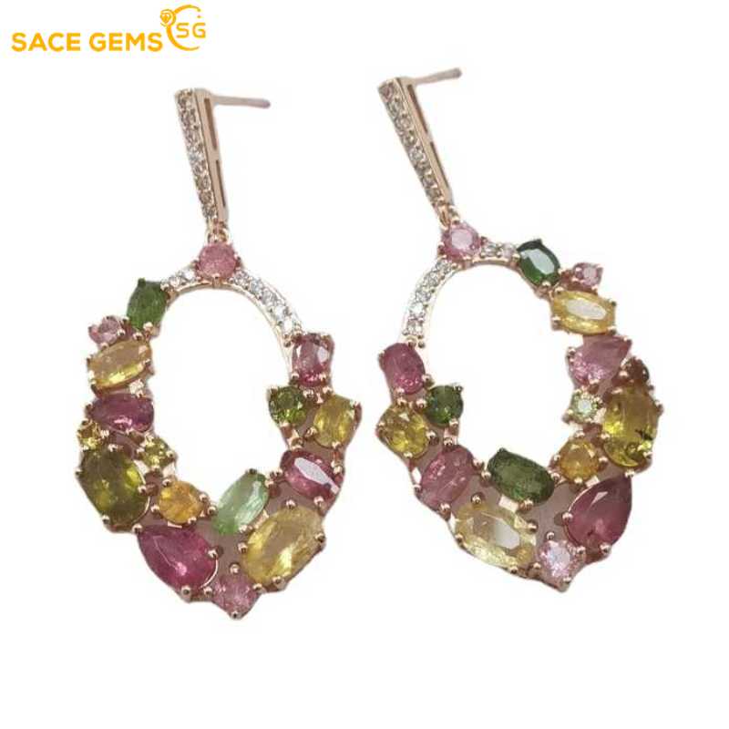 SACE GEMS стерлингового серебра 925 пробы с турмалином, большие серьги-капли для женщин, ювелирные украшения для коктейльной вечеринки
SACE GEMS стерлингового серебра 925 пробы с турмалином, большие серьги-капли для женщин, ювелирные украшения для коктейльной вечеринки