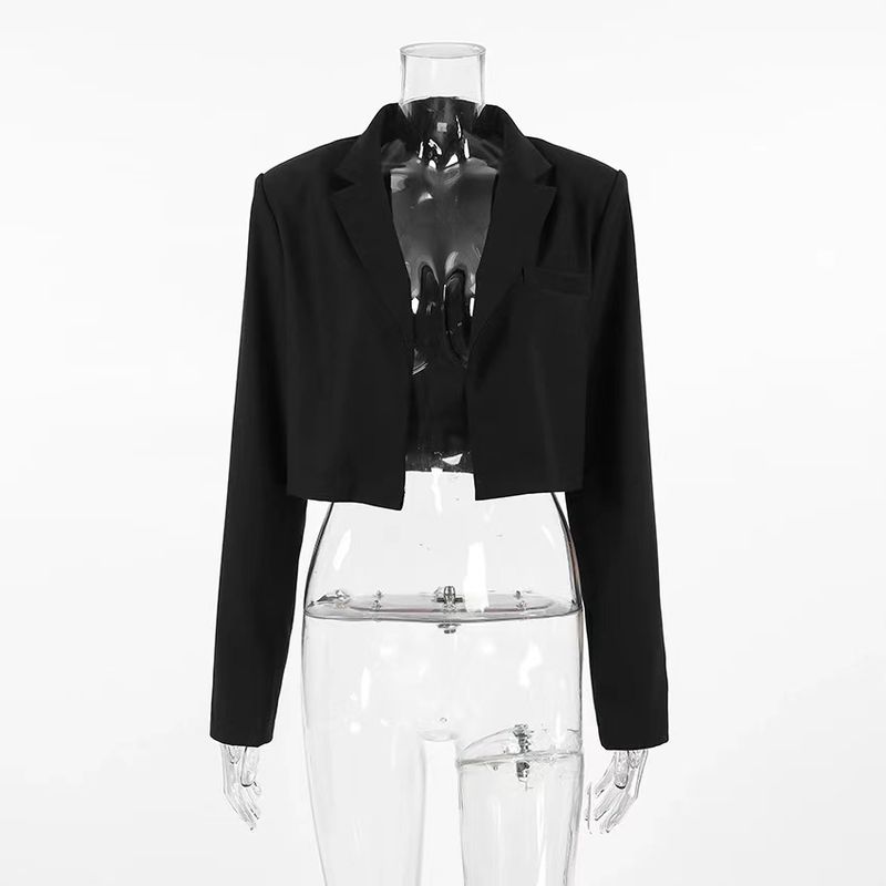 Fashion Style Fancy Small Stand Collar Fashion Short Outwear New Suit Tops Short Suit Jacket Black S
Fashion Style Fancy Small Stand Collar Fashion Short Outwear New Suit Tops Short Suit Jacket Black S