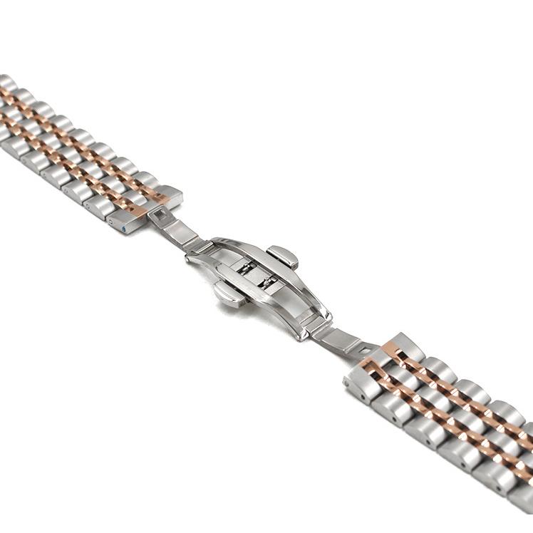20mm Stainless Steel Watch Strap with Butterfly Buckle for Samsung Galaxy Watch 42mm Rose Gold/Silver
20mm Stainless Steel Watch Strap with Butterfly Buckle for Samsung Galaxy Watch 42mm Rose Gold/Silver