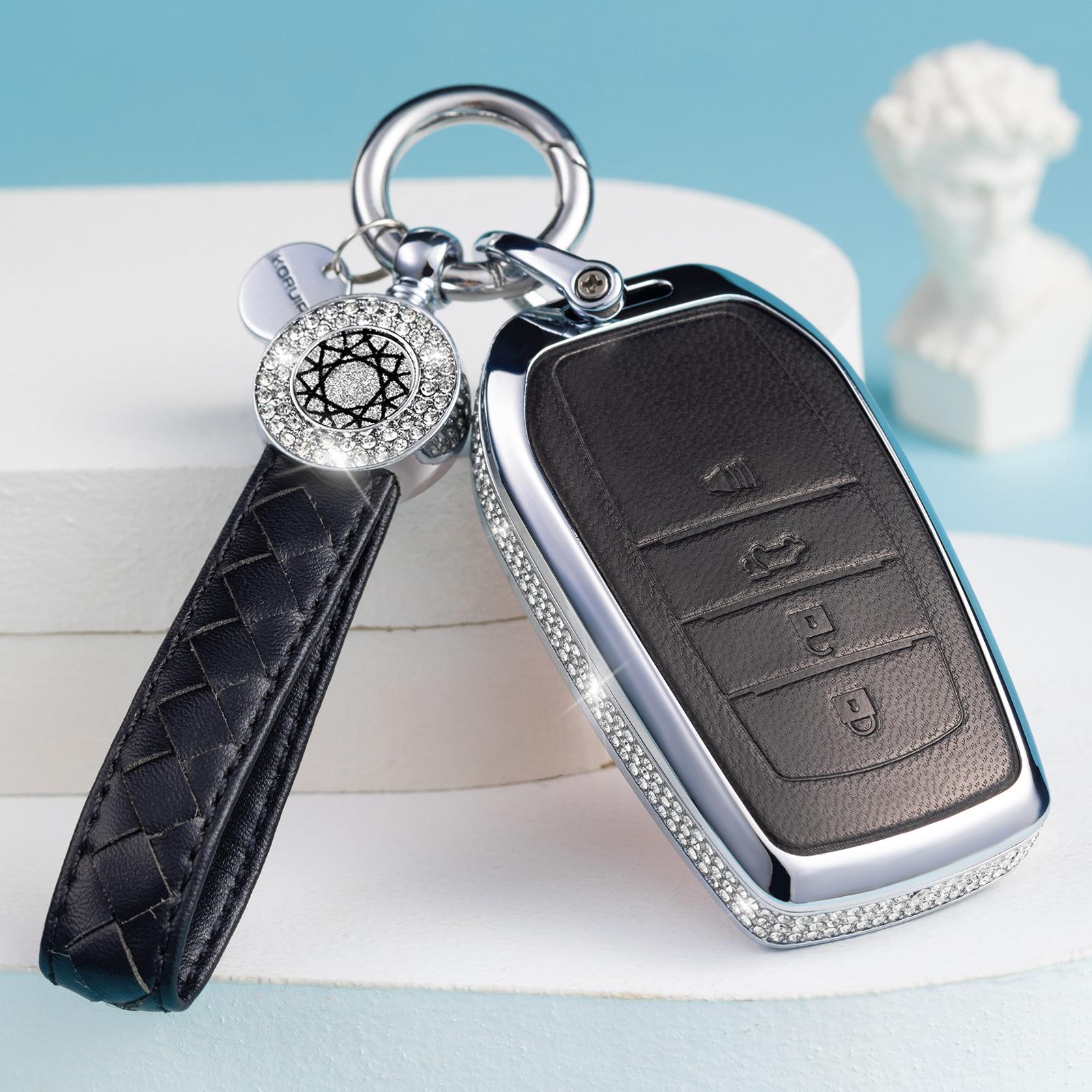 Compatible with Toyota Key Fob Cover with Keychain, Pink Genuine Leather Crystal Key Case Protection Shell for Avalon Camry Cor чёрный
Compatible with Toyota Key Fob Cover with Keychain, Pink Genuine Leather Crystal Key Case Protection Shell for Avalon Camry Cor чёрный