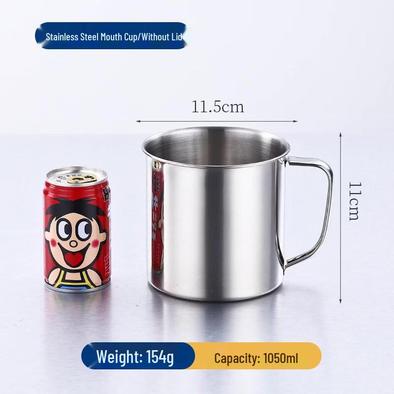 ZLIII 304 Stainless Steel Mug with Handle
ZLIII 304 Stainless Steel Mug with Handle