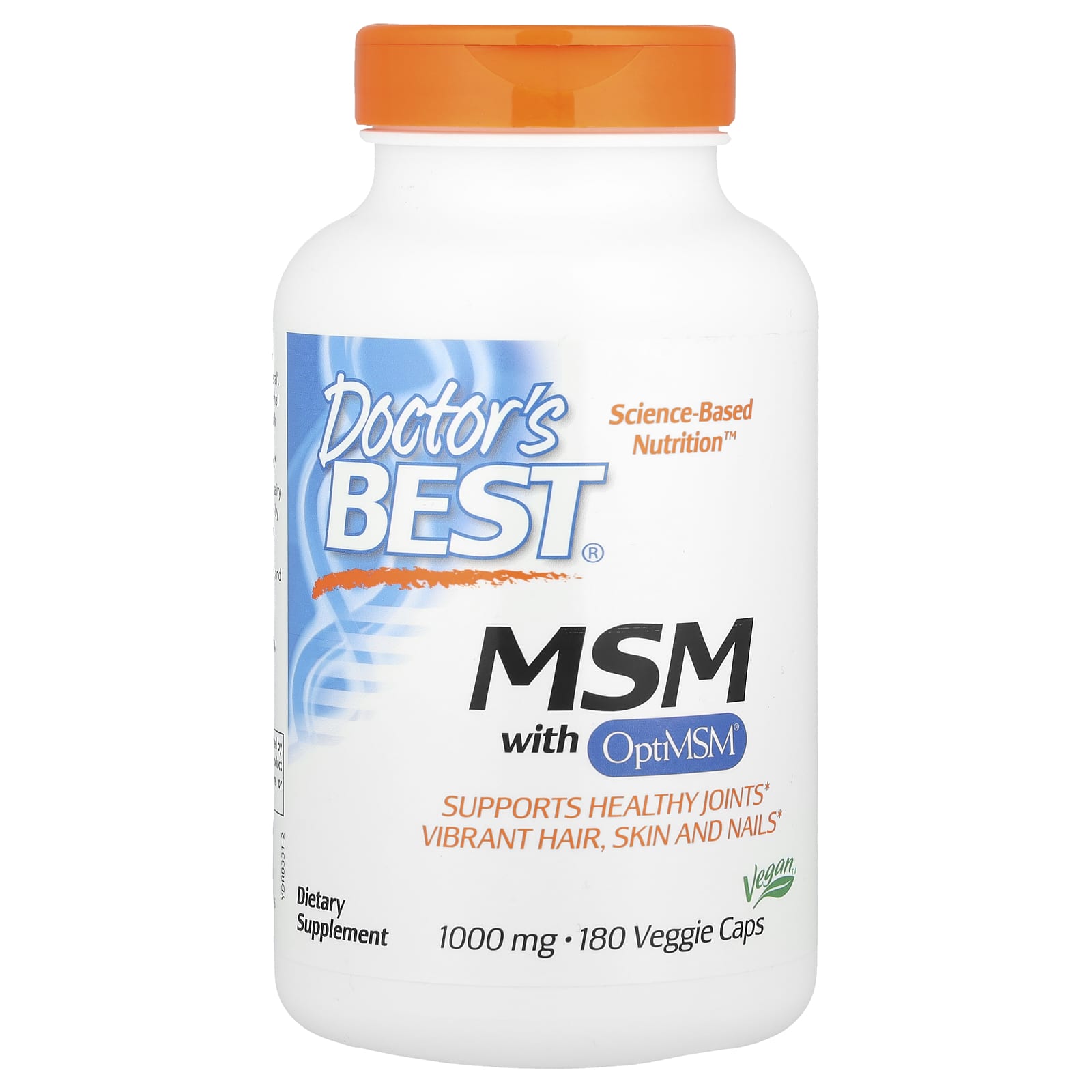 Doctor S Best, MSM with Optimsm®, 3,000Mg, 180 Veggie Caps (1,000Mg per Capsule)
Doctor S Best, MSM with Optimsm®, 3,000Mg, 180 Veggie Caps (1,000Mg per Capsule)