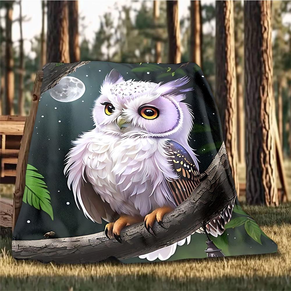 1pc Owl Night Outdoor Blanket - Soft Flannel Cozy for Travel & Camping - All-Season Warm Bed Cover, Machine Washable yy251229099 75x90cm
1pc Owl Night Outdoor Blanket - Soft Flannel Cozy for Travel & Camping - All-Season Warm Bed Cover, Machine Washable yy251229099 75x90cm