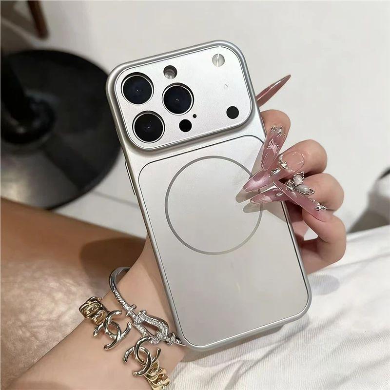 Official AG Matte Glass Case for iPhone 17 Air 15 14 13 12 11 Pro Max 16 promax For Magsafe Wireless Charge Magnetic Hard Cover iPhone Air срібний
Official AG Matte Glass Case for iPhone 17 Air 15 14 13 12 11 Pro Max 16 promax For Magsafe Wireless Charge Magnetic Hard Cover iPhone Air срібний