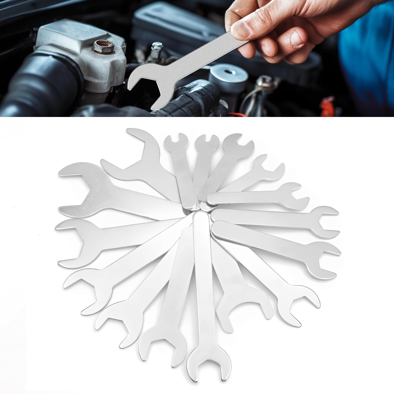 Biqing Гаечный ключ Набор тонких гаечных ключей 2 мм Мини-гаечный ключ для ремонта автомобилей и сборки мебели Набор из 14 штук с открытым концом, Гаечный ключ, 4-27 мм
Biqing Гаечный ключ Набор тонких гаечных ключей 2 мм Мини-гаечный ключ для ремонта автомобилей и сборки мебели Набор из 14 штук с открытым концом, Гаечный ключ, 4-27 мм