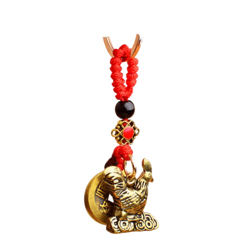 2Pcs Lucky Design Zodiac Keychain Chinese Style Fengshui Pendant Personal Accessories 2Pcs Chicken
2Pcs Lucky Design Zodiac Keychain Chinese Style Fengshui Pendant Personal Accessories 2Pcs Chicken
