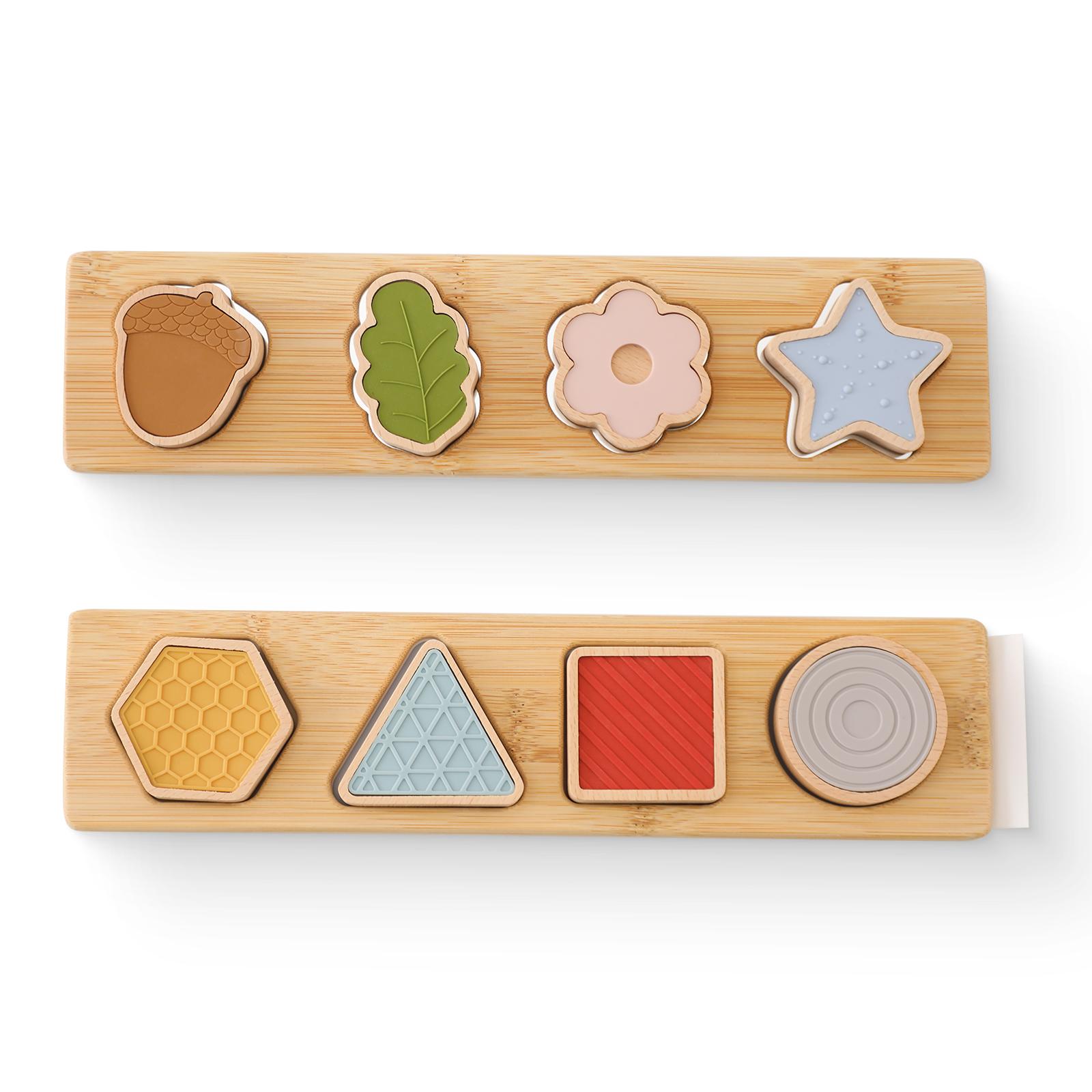 Montessori Wooden Shape Matching Puzzle Silicone Building Blocks Multifunctional Insertable Picture Tangram Wooden Toy for Babys
Montessori Wooden Shape Matching Puzzle Silicone Building Blocks Multifunctional Insertable Picture Tangram Wooden Toy for Babys