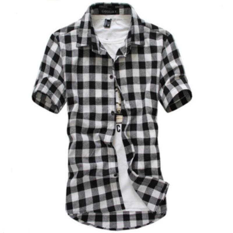 Червоно-чорна сорочка в клітку Чоловічі сорочки Summer Fashion Chemise Homme Чоловічі сорочки в клітку Сорочка з коротким рукавом Чоловіча блуза XL чорний білий колір
Червоно-чорна сорочка в клітку Чоловічі сорочки Summer Fashion Chemise Homme Чоловічі сорочки в клітку Сорочка з коротким рукавом Чоловіча блуза XL чорний білий колір