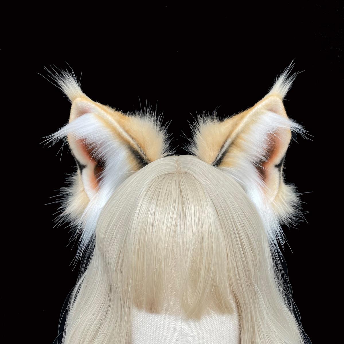 New Original Custom Jungle Cat Simulation Animal Hand Made Animal Ear Lynx Cat Ear Fox Ear Kc Hair Halloween Hair Hoop Cosplay One Size
New Original Custom Jungle Cat Simulation Animal Hand Made Animal Ear Lynx Cat Ear Fox Ear Kc Hair Halloween Hair Hoop Cosplay One Size