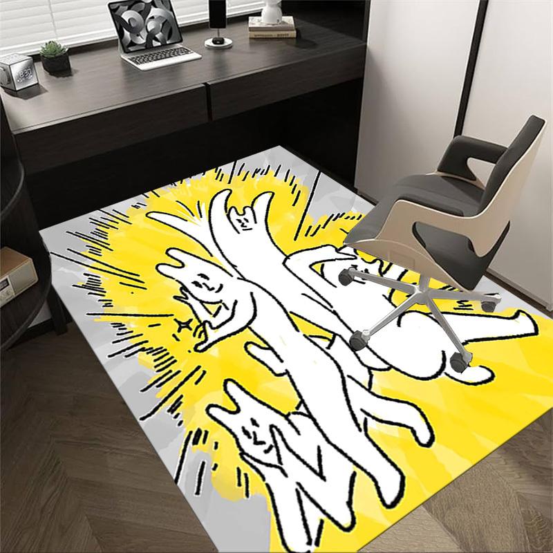 1PC cat rabbit Non-Slip Floor Carpet Compatible for Office&Living Room&Bedroom&Dining room - Flat- Soft & Pattern, Vibrant Colors-W312 60cm by 90cm
1PC cat rabbit Non-Slip Floor Carpet Compatible for Office&Living Room&Bedroom&Dining room - Flat- Soft & Pattern, Vibrant Colors-W312 60cm by 90cm