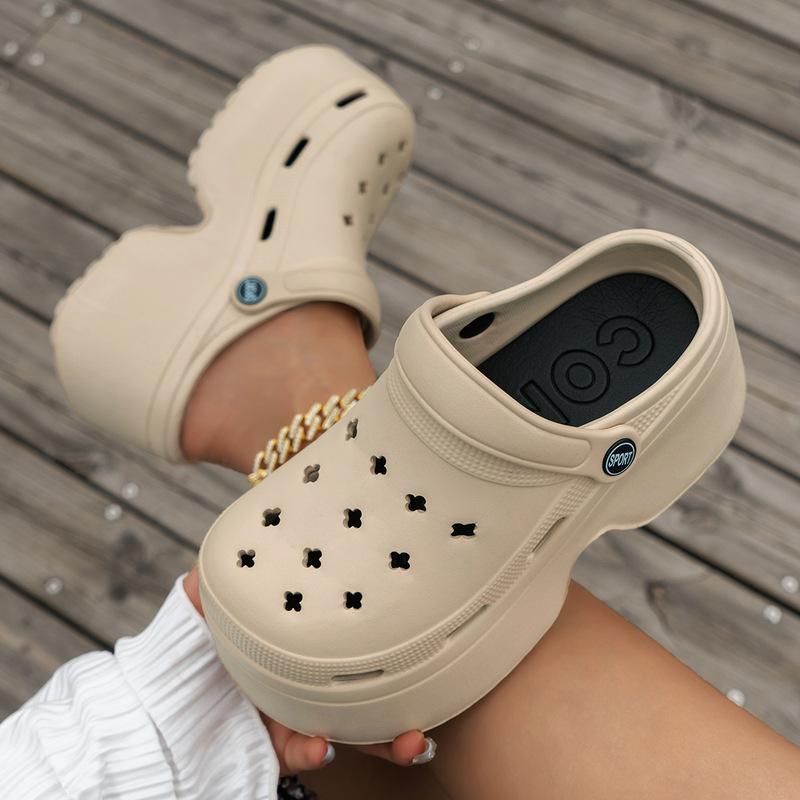 Thick-soled hole shoes women s summer outer wear increases 2024 new thick-soled beach non-slip muffin bag head cool slippers 35 чёрный
Thick-soled hole shoes women s summer outer wear increases 2024 new thick-soled beach non-slip muffin bag head cool slippers 35 чёрный