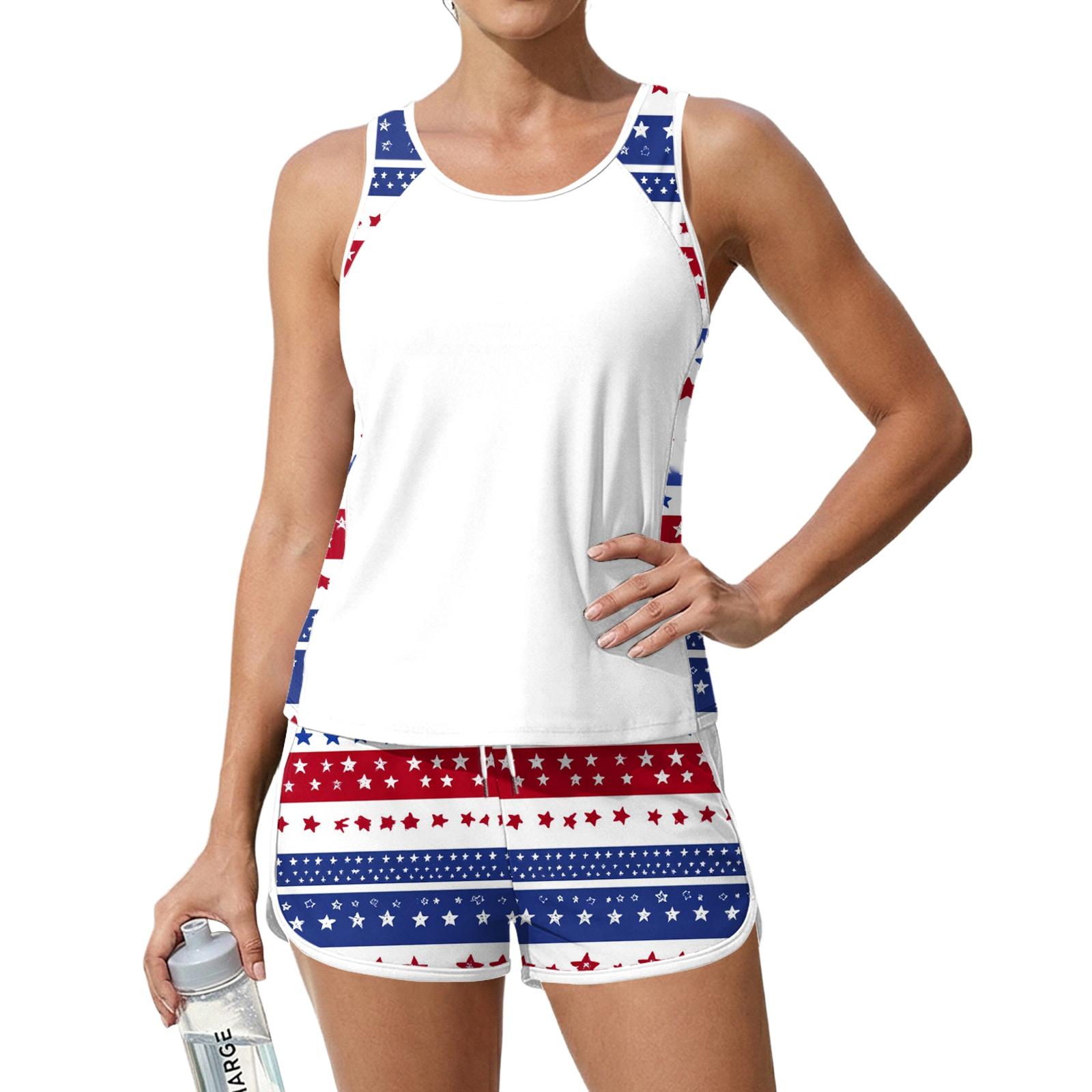 Womens Two Piece Tankini Swimsuit Set Tank Top with Boyshorts Printed Tankini Bathing Suit Modest Swimwear XL білий
Womens Two Piece Tankini Swimsuit Set Tank Top with Boyshorts Printed Tankini Bathing Suit Modest Swimwear XL білий