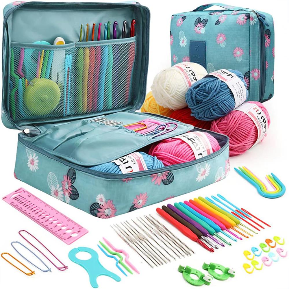 Crochet Hooks Set Crochet Yarn and Steel Needles Crochet Kit for Beginners Ergonomic Crochet Hooks DIY Weave Yarn Kits
Crochet Hooks Set Crochet Yarn and Steel Needles Crochet Kit for Beginners Ergonomic Crochet Hooks DIY Weave Yarn Kits