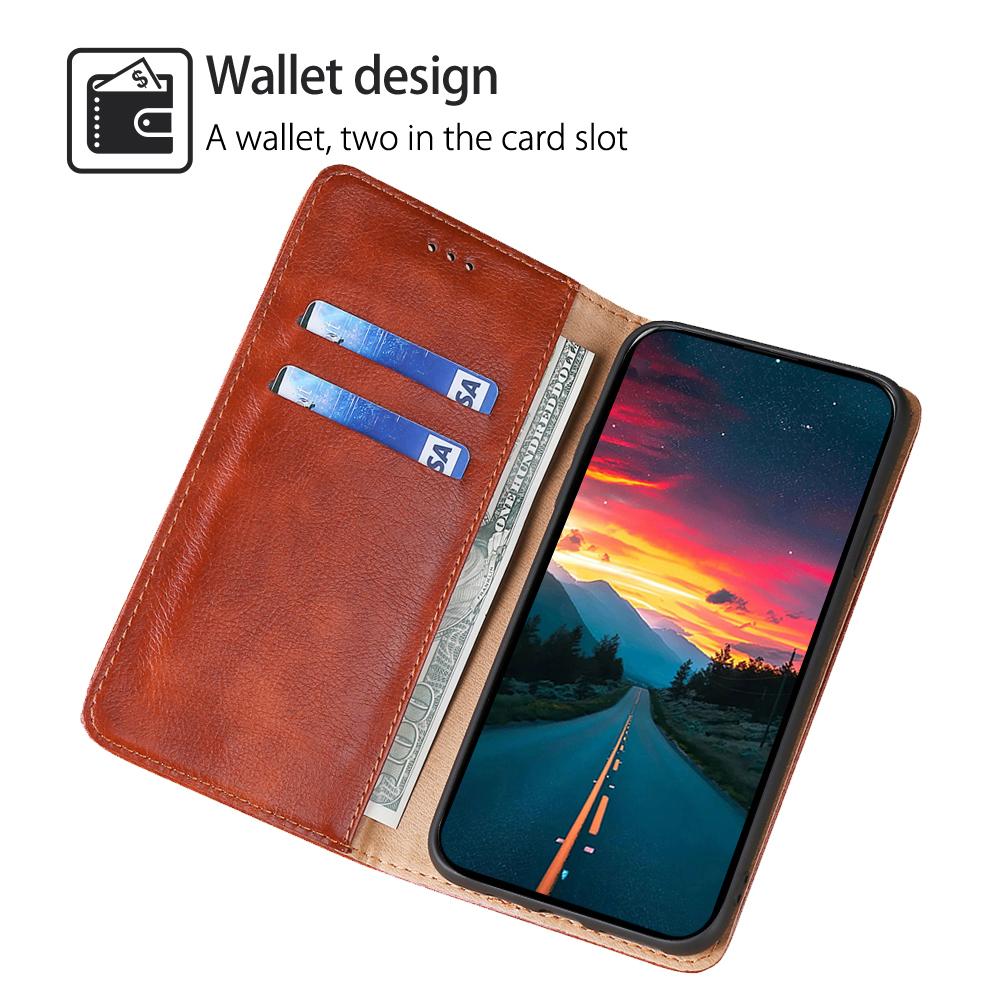 For TCL 505 Shockproof Phone Case Anti-Scratch Leather Flip Cover Cell Phone Accessories Wholesale Brown
For TCL 505 Shockproof Phone Case Anti-Scratch Leather Flip Cover Cell Phone Accessories Wholesale Brown