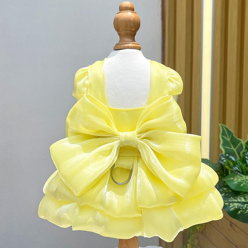 Spring Summer Dog Princess Dress with D-ring Big Bowknot Pet Skirt for Small Dogs Cats Schnauzer Shih Tzu Puppy Skirt Clothing S жёлтый
Spring Summer Dog Princess Dress with D-ring Big Bowknot Pet Skirt for Small Dogs Cats Schnauzer Shih Tzu Puppy Skirt Clothing S жёлтый