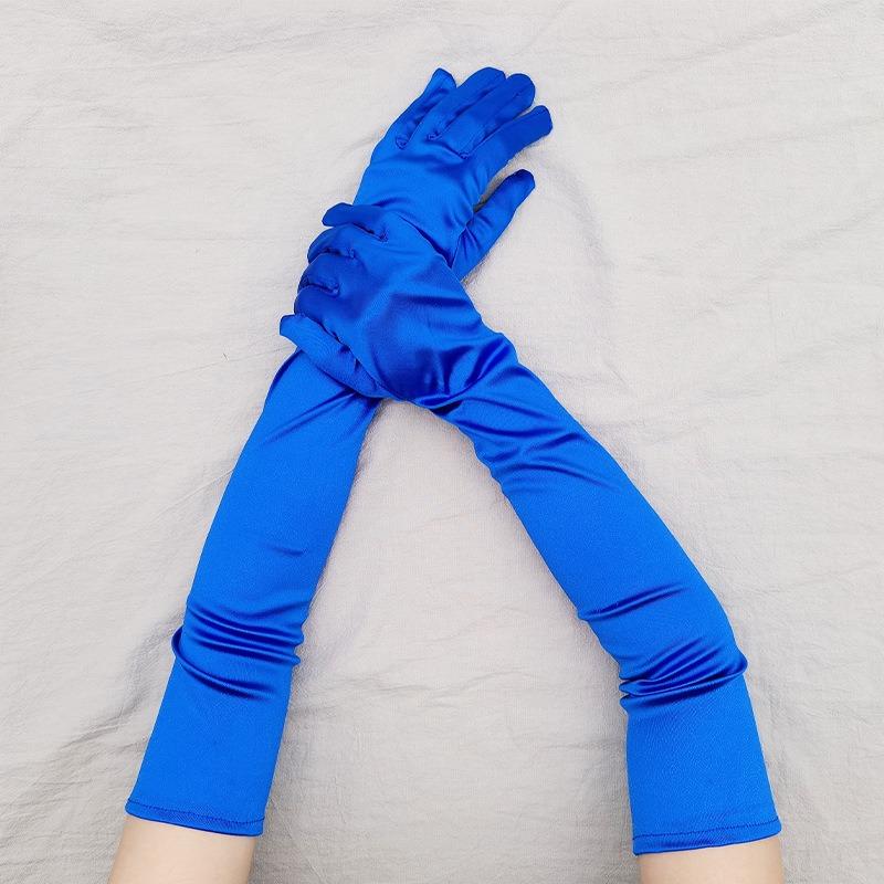 1pair Fashion Long Gloves Satin Opera Evening Party Prom Costume Glove Solid Colors Party Wedding Bridal Gloves New One Size королівський синій колір
1pair Fashion Long Gloves Satin Opera Evening Party Prom Costume Glove Solid Colors Party Wedding Bridal Gloves New One Size королівський синій колір