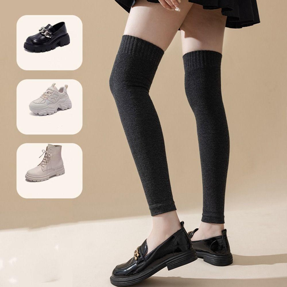 Long Socks Knitted Foot Cover Thickened Women Leg Warmers Warm Plush Knee Protector Winter кавовий
Long Socks Knitted Foot Cover Thickened Women Leg Warmers Warm Plush Knee Protector Winter кавовий