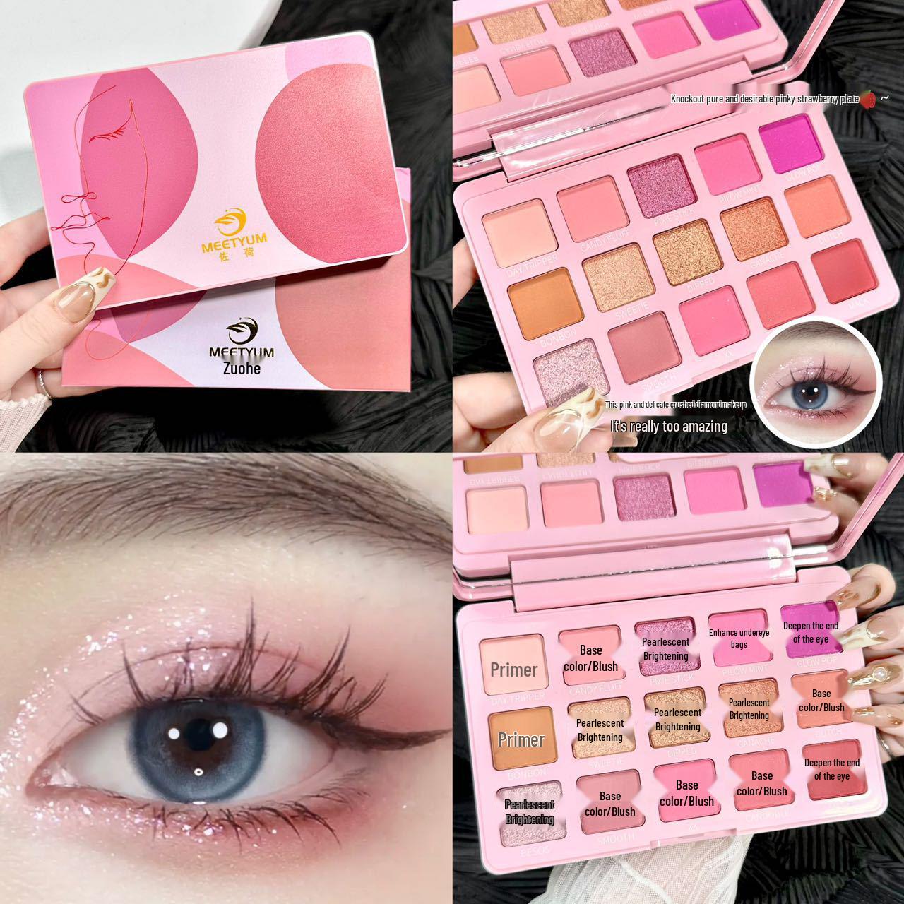 Палетка теней для век Barbie Pink Sweetheart 15 цветов: Блеск, Сияние и Матовый для Яркого Макияжа
Палетка теней для век Barbie Pink Sweetheart 15 цветов: Блеск, Сияние и Матовый для Яркого Макияжа
