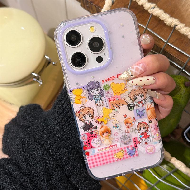 Translucent Purple Glitter Cartoon Sakura Case for iPhone 17/16 Pro Max/15/14 Apple 15
Translucent Purple Glitter Cartoon Sakura Case for iPhone 17/16 Pro Max/15/14 Apple 15