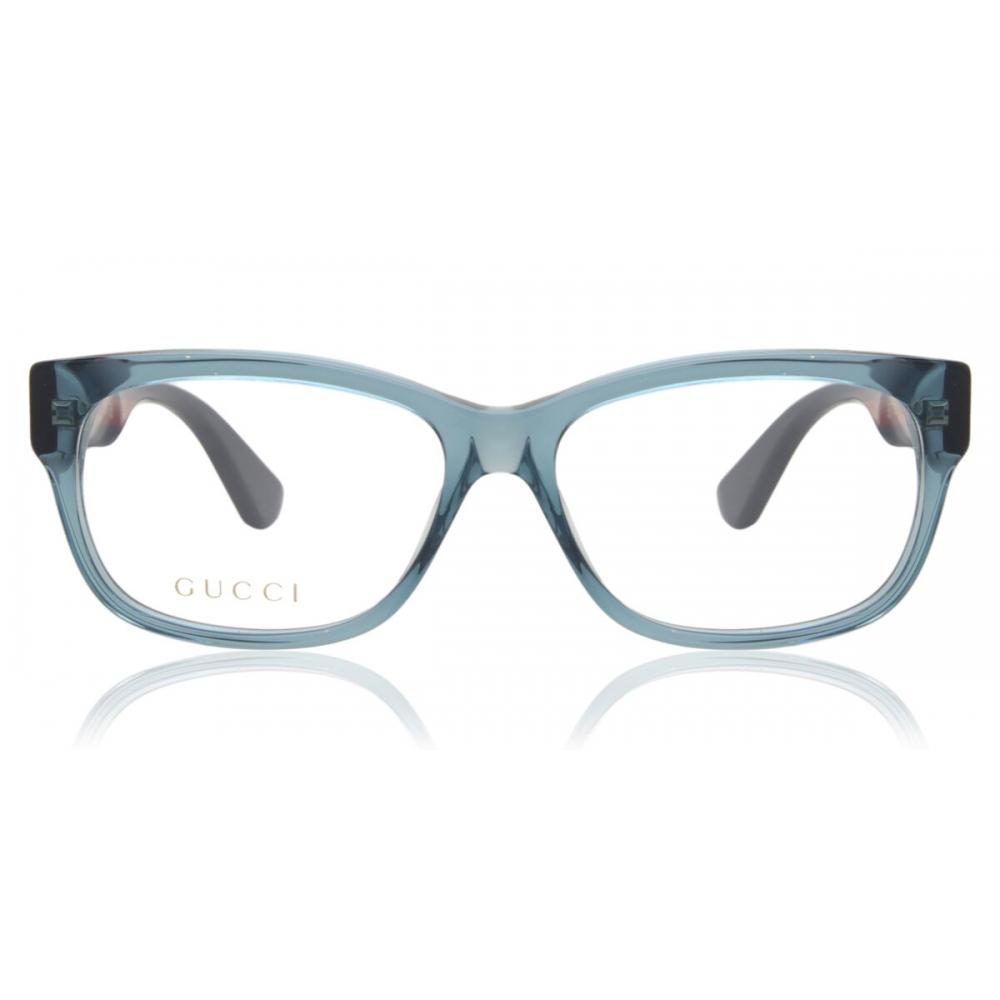 Gucci Gg0278o 017 Women Eyeglasses Transparent Blue/55 
Gucci Gg0278o 017 Women Eyeglasses Transparent Blue/55