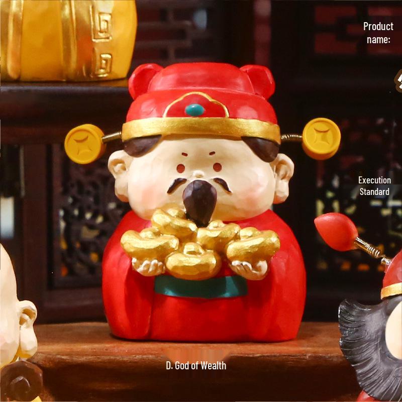 Immortal God of Wealth Ornament: Perfect Desk and Car Decoration for Good Fortune. As shown
Immortal God of Wealth Ornament: Perfect Desk and Car Decoration for Good Fortune. As shown