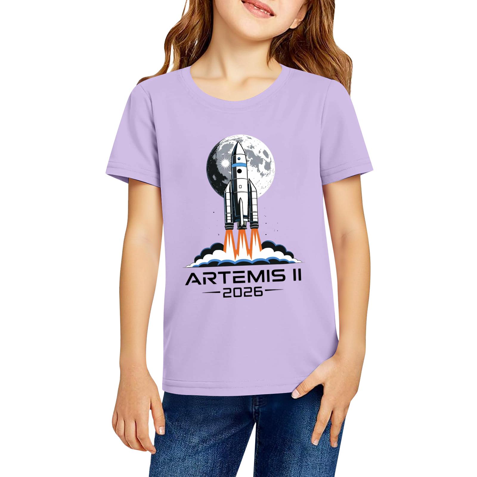 Kids Casual Short Sleeve T-Shirt Artemis II 2026 Printed Graphic Tee Comfortable Fit Lightweight Fabric Suitable for Everyday Wear 100 фиолетовый
Kids Casual Short Sleeve T-Shirt Artemis II 2026 Printed Graphic Tee Comfortable Fit Lightweight Fabric Suitable for Everyday Wear 100 фиолетовый