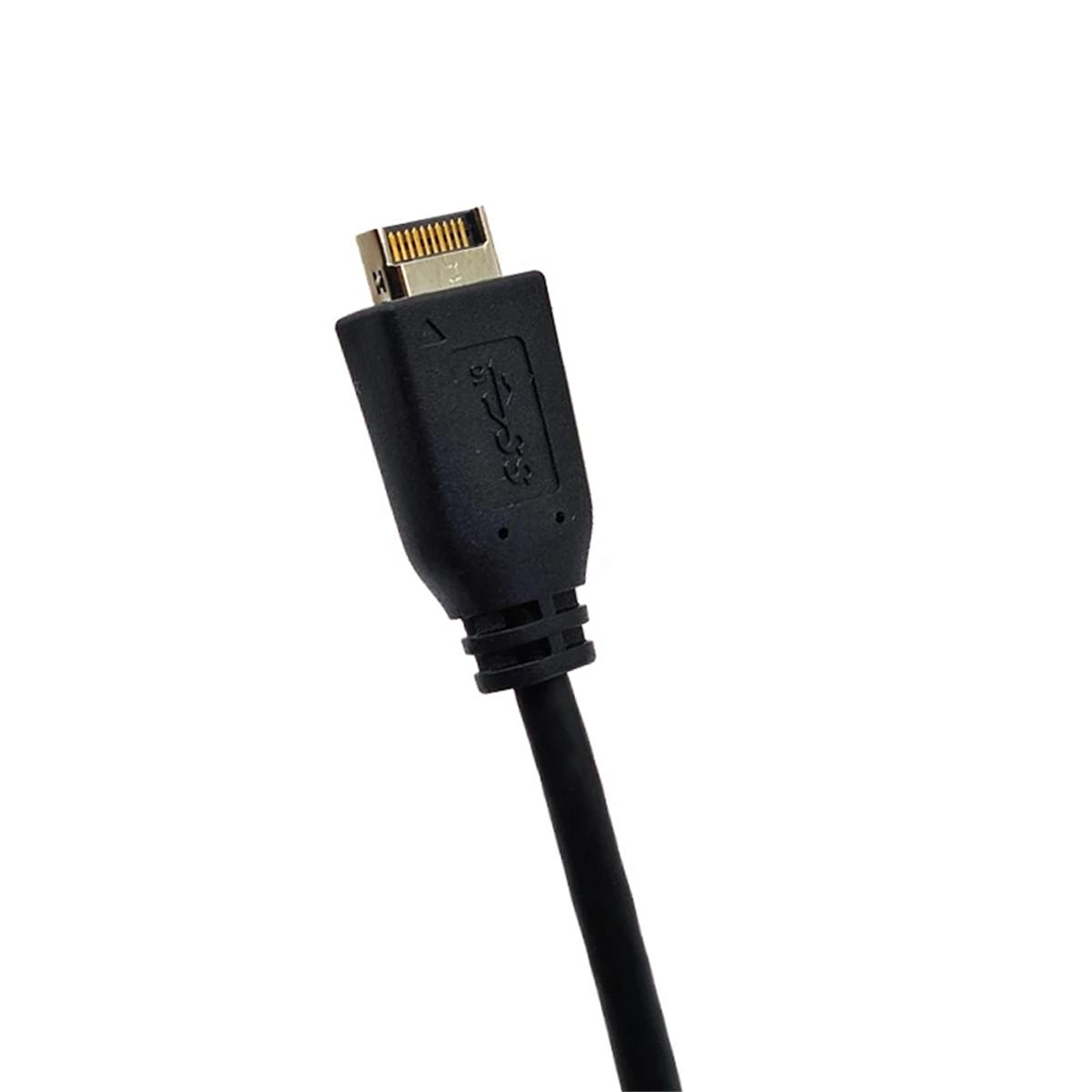 USB 3.2 Gen2 Front Panel Screw Mount Extension Cable 10Gbps 20Pin TYPE-E to USB3.2 TYPE-A Female Connector Extensor 60cm China Mainland
USB 3.2 Gen2 Front Panel Screw Mount Extension Cable 10Gbps 20Pin TYPE-E to USB3.2 TYPE-A Female Connector Extensor 60cm China Mainland
