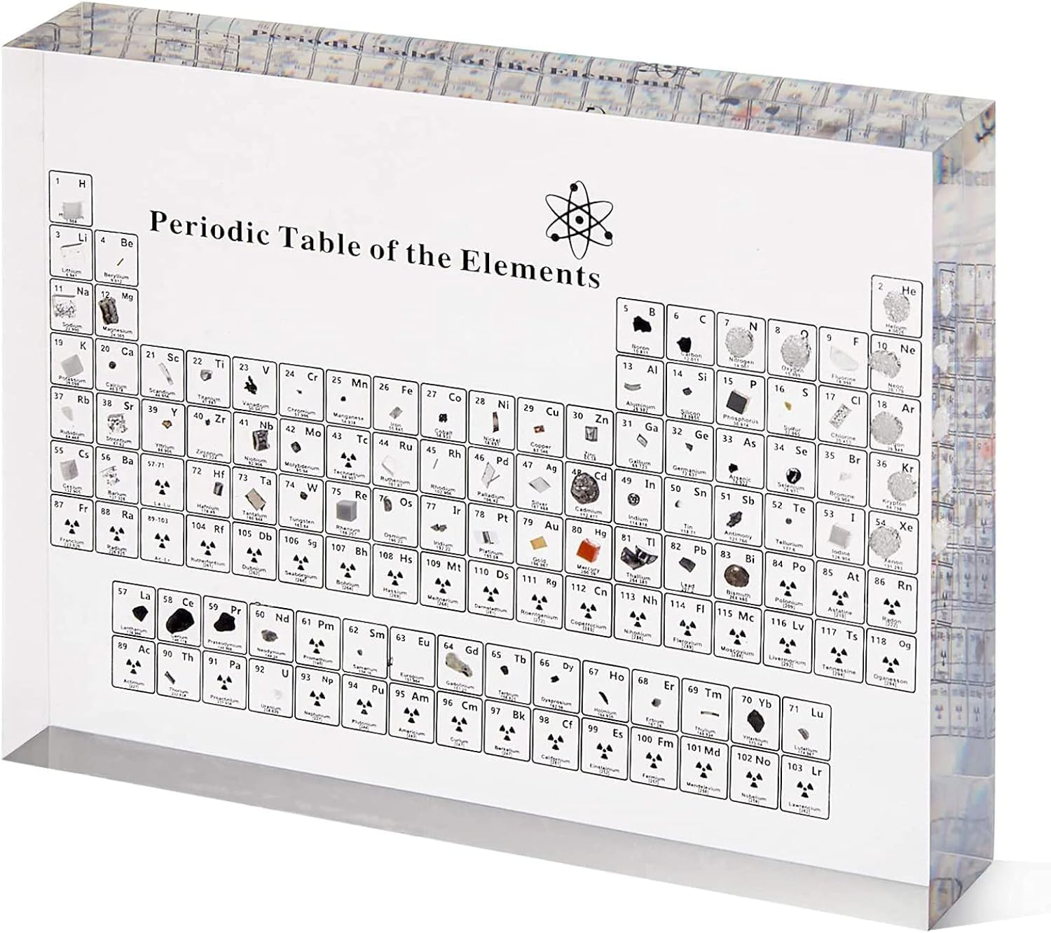YIK YUNG Acrylic Periodic Table of Elements Periodic Table Made of Clear Acrylic Glass with 83 Kinds of Embedded Elements Real Chemical Elements
YIK YUNG Acrylic Periodic Table of Elements Periodic Table Made of Clear Acrylic Glass with 83 Kinds of Embedded Elements Real Chemical Elements