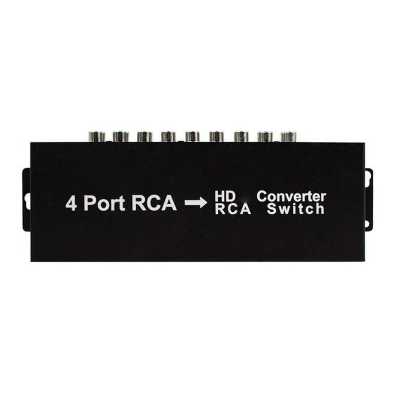 4 Port Switcher 4 Input to HDTV Port/2 Output Converter Adapter Supports NTSC for TV PC STB Blue Ray 1
4 Port Switcher 4 Input to HDTV Port/2 Output Converter Adapter Supports NTSC for TV PC STB Blue Ray 1