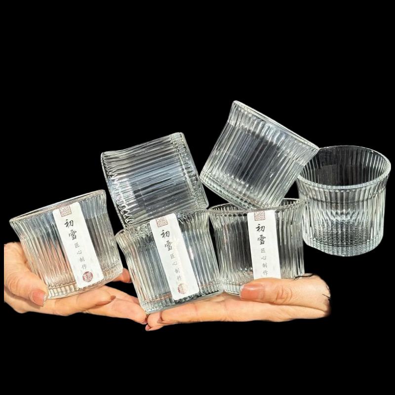 Shangqi Hammered Vertical Stripe Glass Drinking Cup
Shangqi Hammered Vertical Stripe Glass Drinking Cup