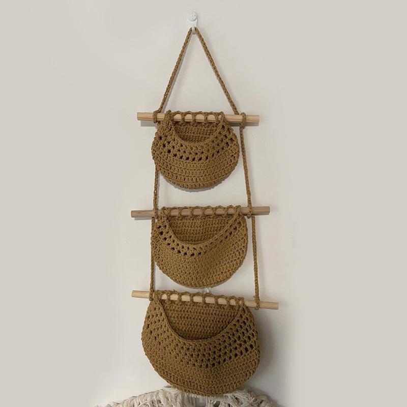2026 Three-layer Fruit Hanging Basket, Removable Wall-mounted Fruit Mesh Pocket, Simple Wind-woven Bag Fruit and Vegetable Basket Three layers
2026 Three-layer Fruit Hanging Basket, Removable Wall-mounted Fruit Mesh Pocket, Simple Wind-woven Bag Fruit and Vegetable Basket Three layers